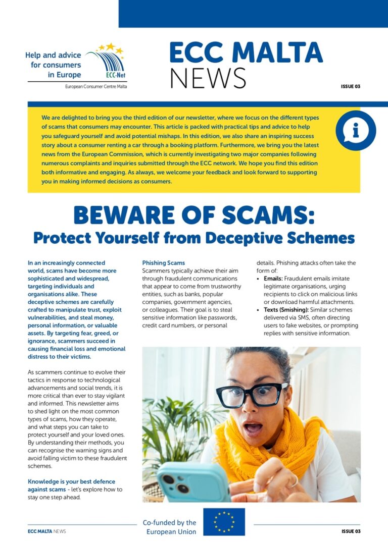 ECC Net Malta Newsletter issue 3 2024
