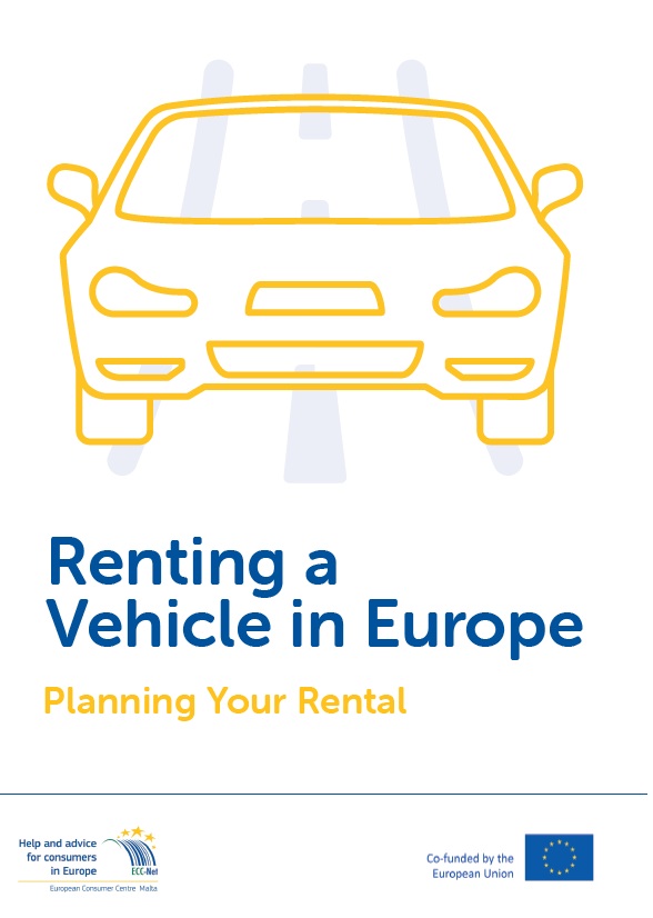 Renting a vehicle in Europe leaflet